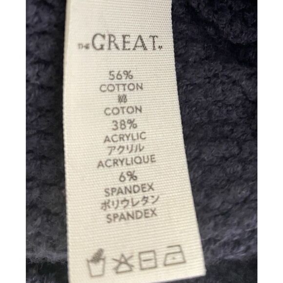 The Great Size M 2 Amilia's Pom Pom Trim Sweater Greys Anatomy Blue - Picture 6 of 9